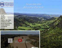 Tablet Screenshot of pepinieres-sylvicoles.com